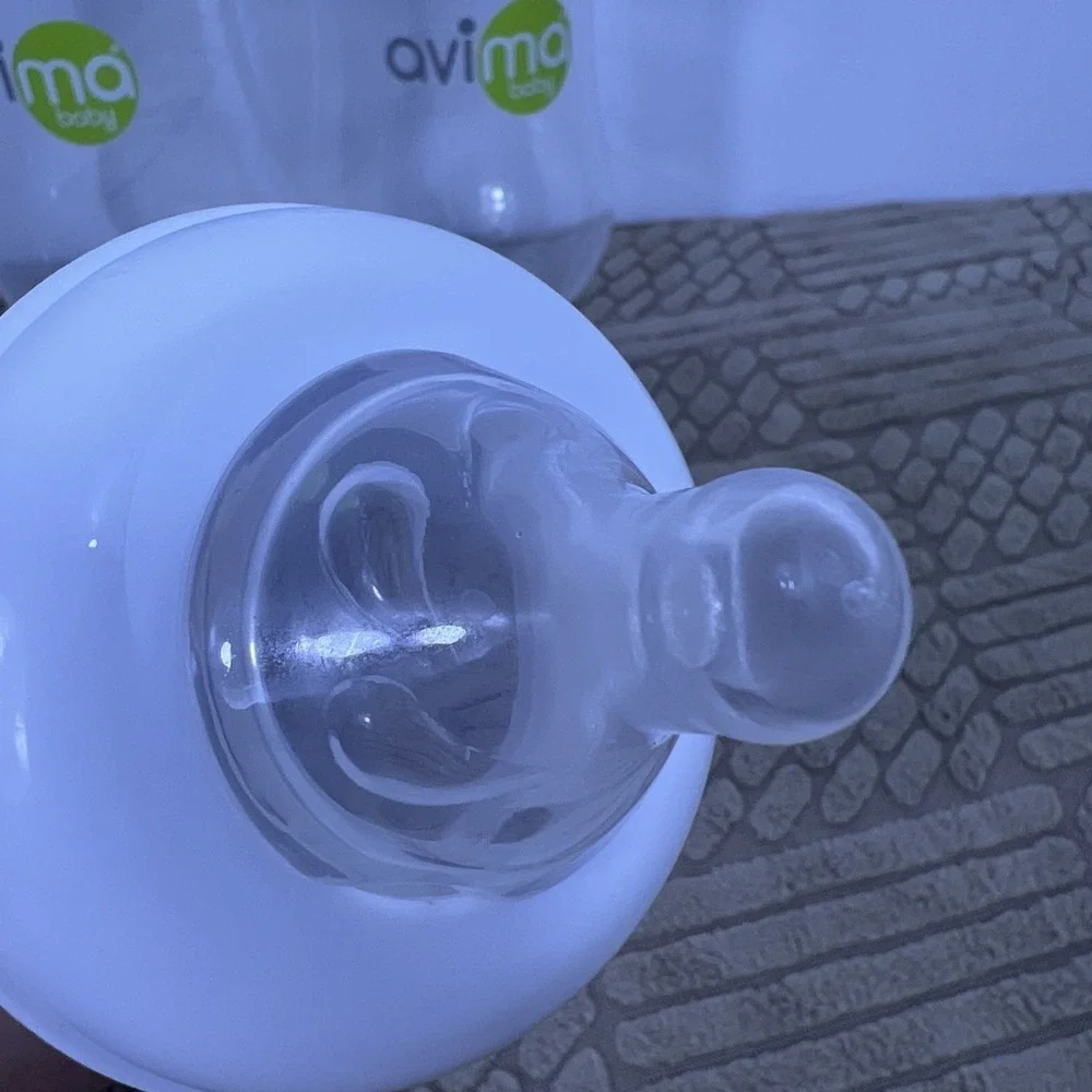 Avima Baby Bottles Anti Colic Set with Breast Like Nipples for Happy Feeding